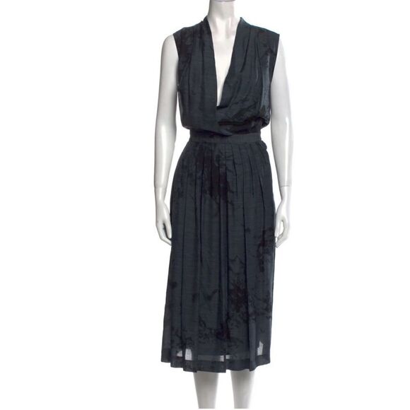 NWT Pas de Calais Lightweight Surplice Long Dress - Picture 1 of 11